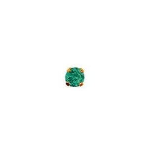 24kt 3mm Emerald Tiffany May EARRING