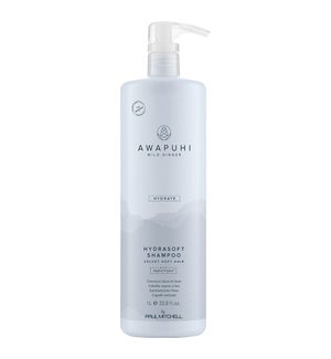 Litre AWG HydraSoft Shampoo 33.8 oz AWAPUHI RESTAGE