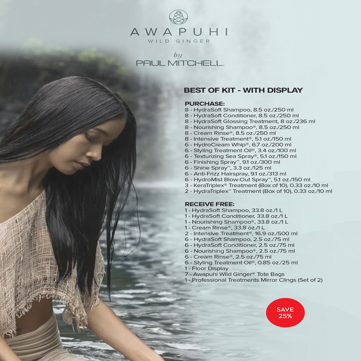 ! AWG Awapuhi Wild Ginger BEST OF KIT ( NEW DOOR KIT 2025 )