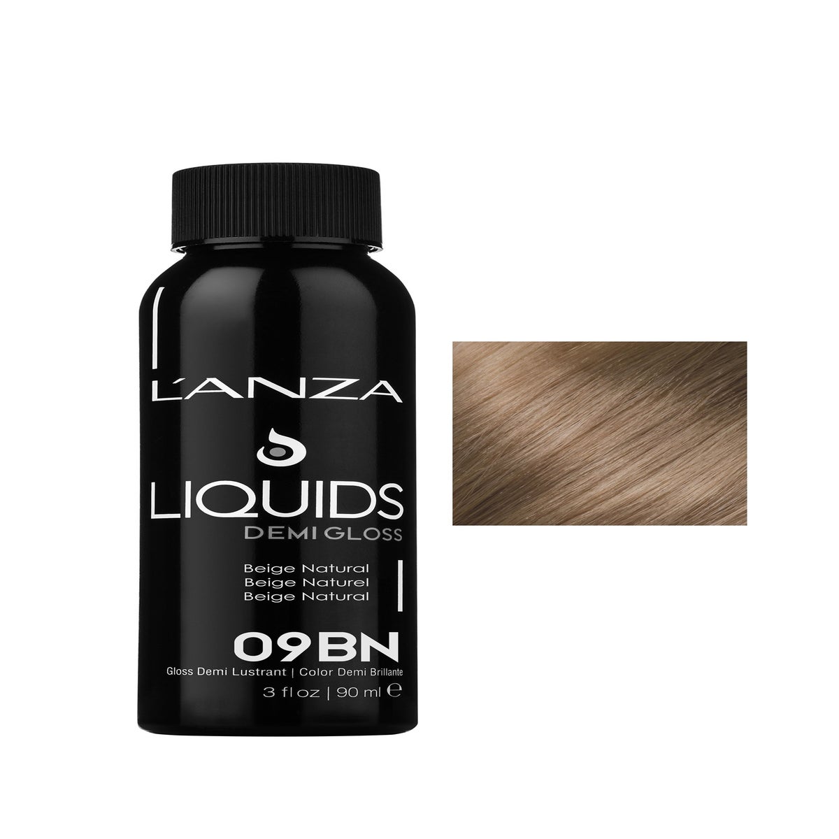 @90ml 09BN DEMI GLOSS Light Beige Blonde LNZ