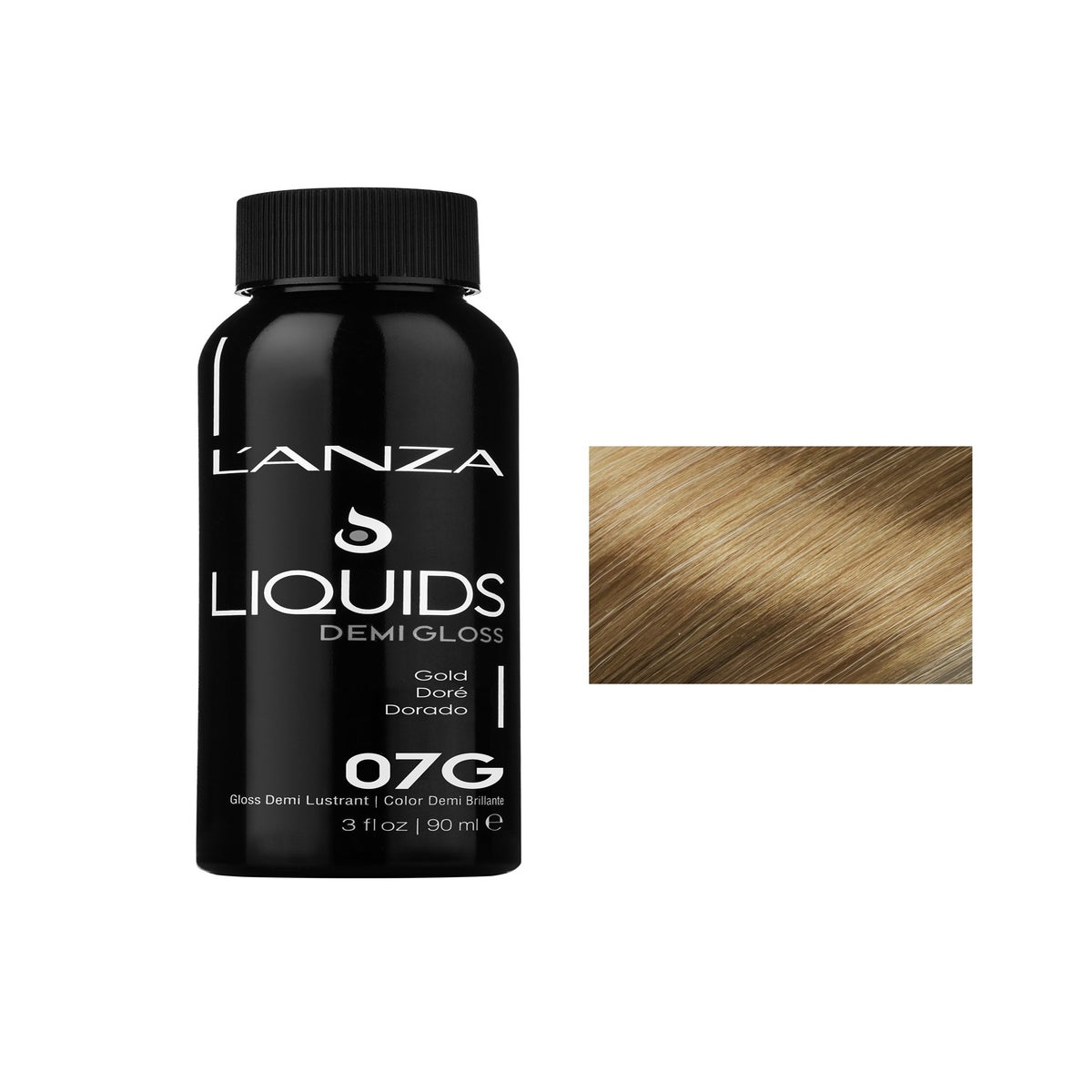 @90ml 07G DEMI GLOSS Dark Gold Blonde LNZ