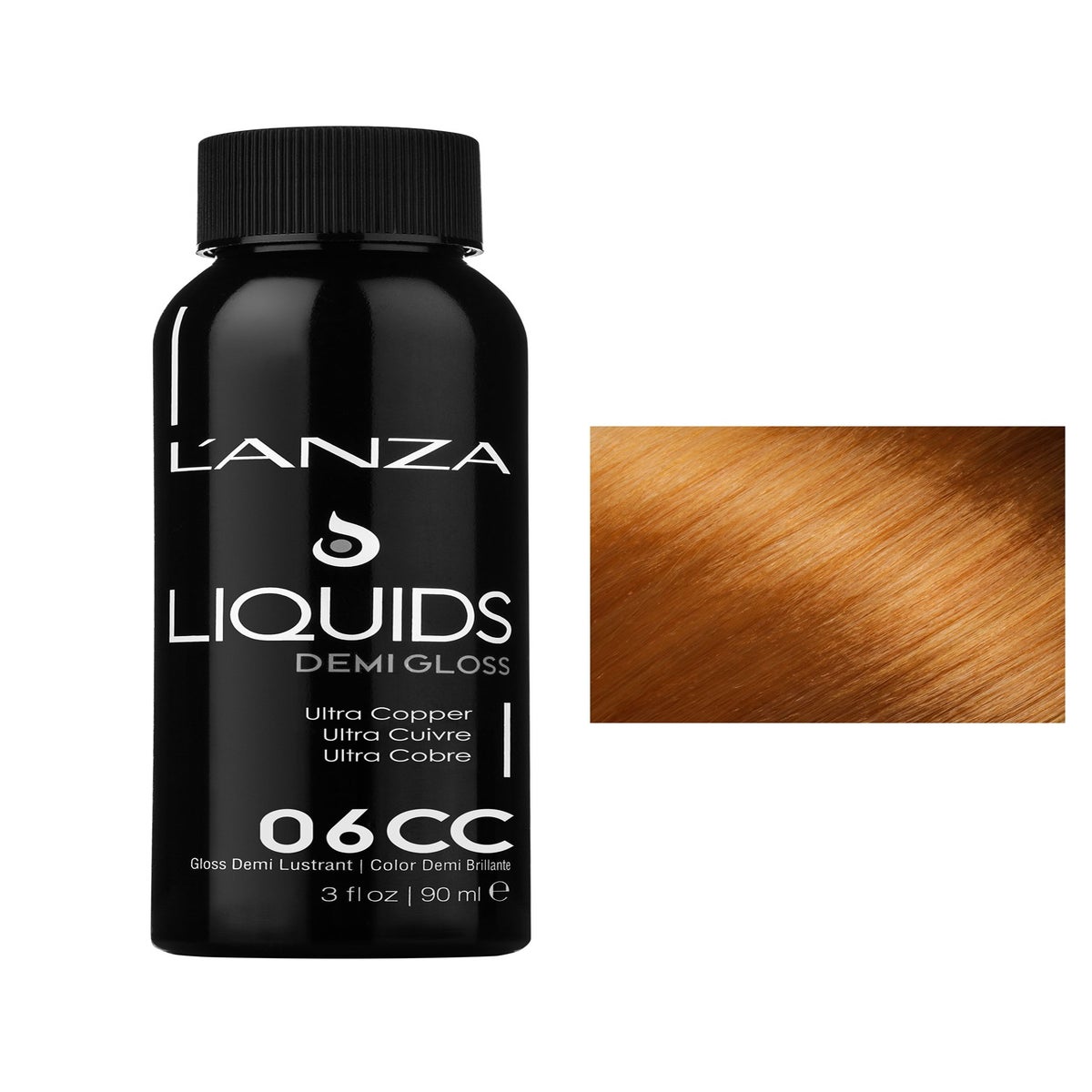 @90ml 06CC DEMI GLOSS Darkest Ultra Copper Blonde LNZ