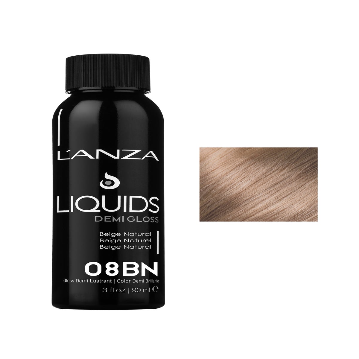 @90ml 08BN DEMI GLOSS Beige Natural LNZ