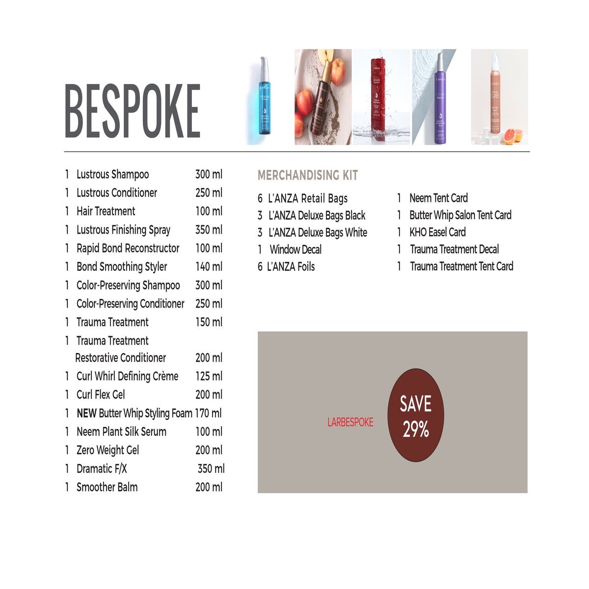 ! LNZ BESPOKE Collection 2024