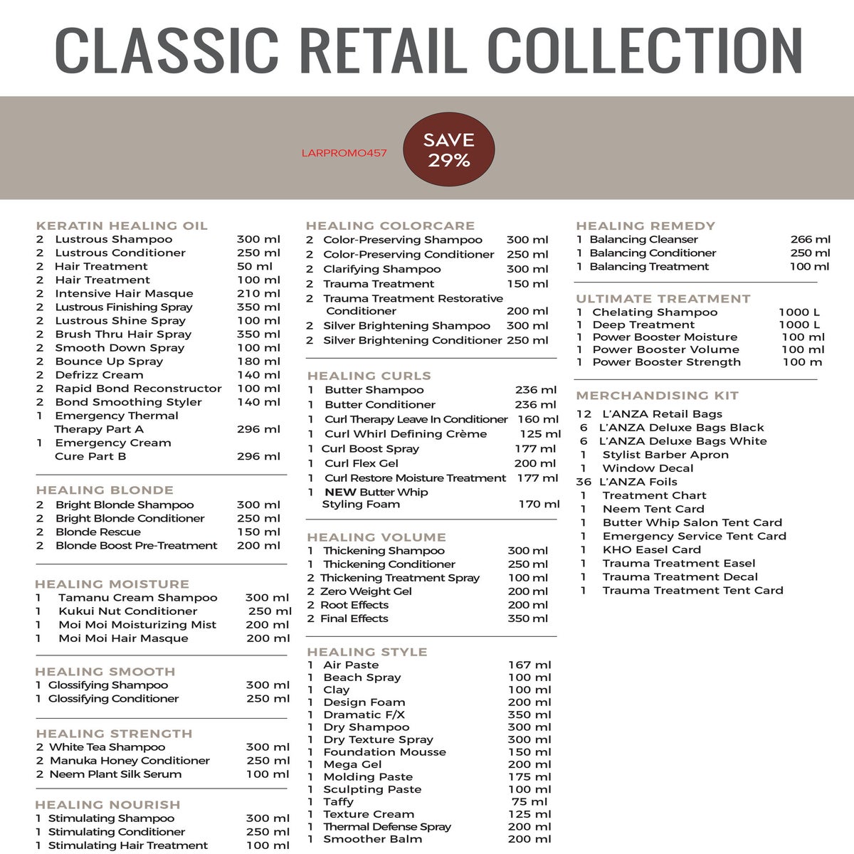 ! LNZ CLASSIC Retail Collection 2024