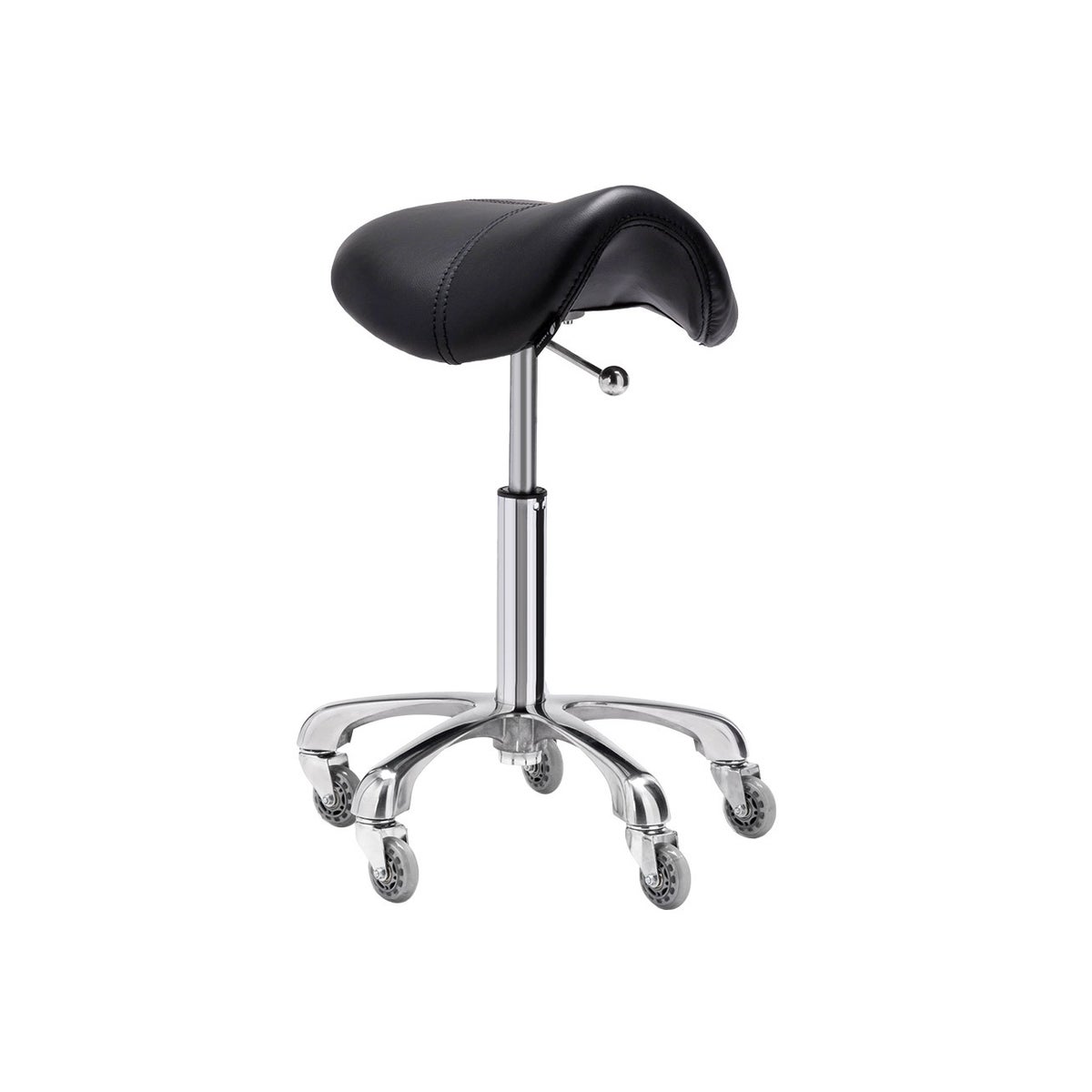 STOOL SADDLE 2 YR WARRANTY BLACK