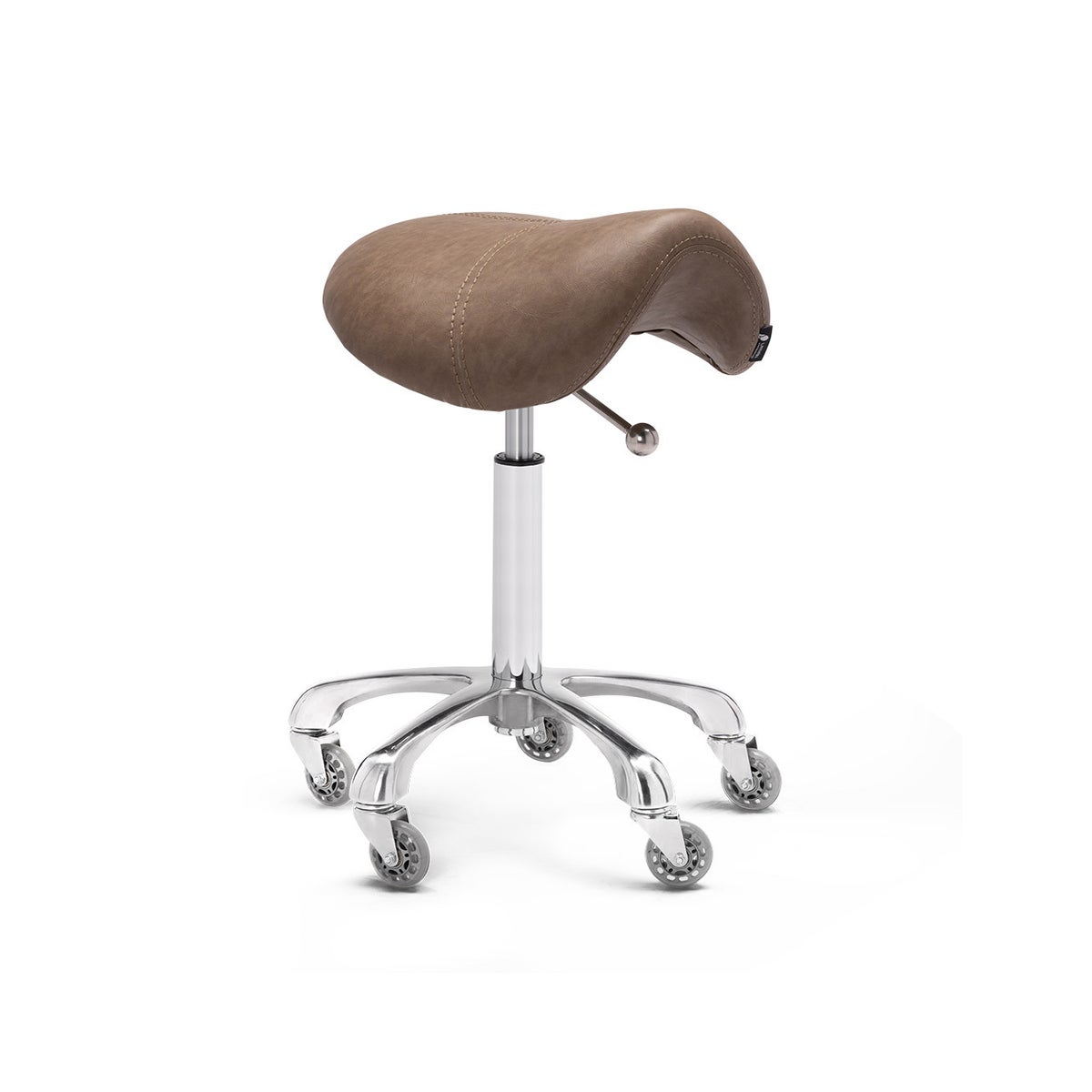 STOOL SADDLE 2 YR WARRANTY TAN