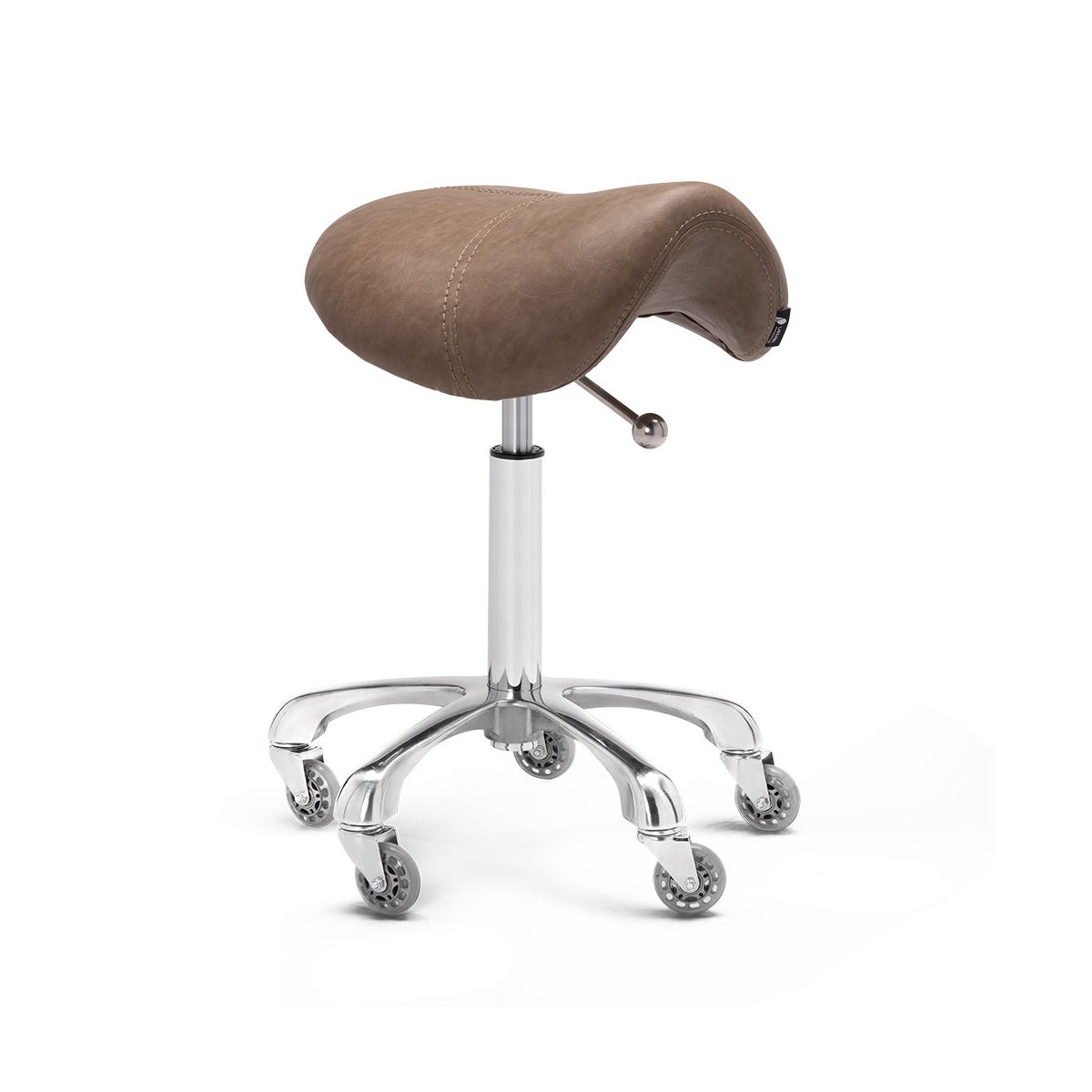 STOOL SADDLE 2 YR WARRANTY TAN