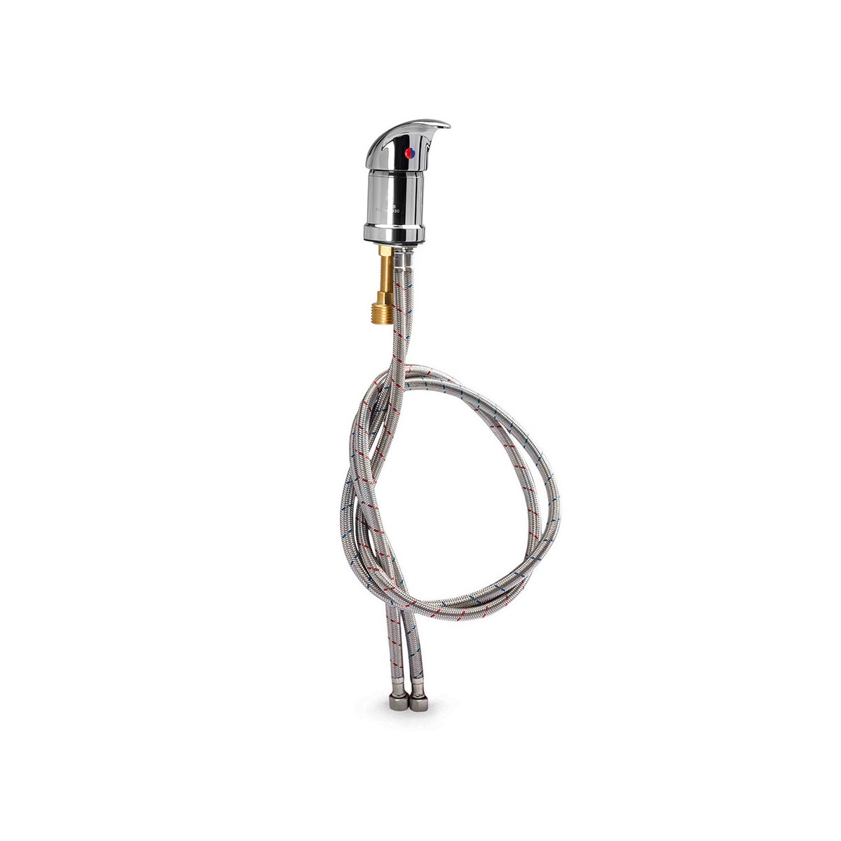 CHROME FAUCET WITH BACKFLOW PREVENTER 30MM DIAMETER CUPC
