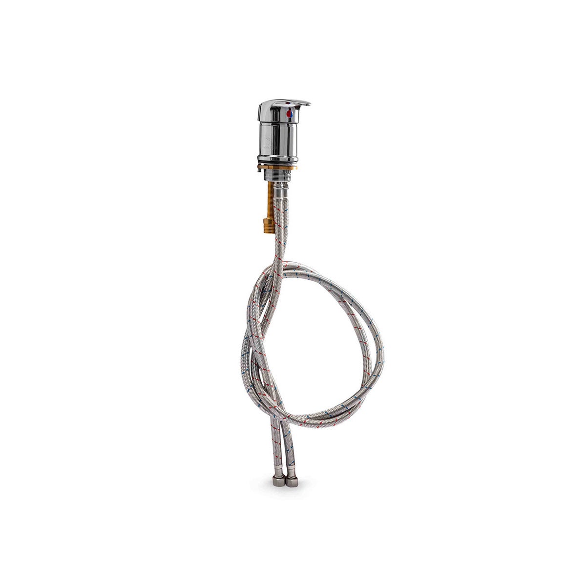 CHROME FAUCET WITH BACKFLOW PREVENTER CUPC