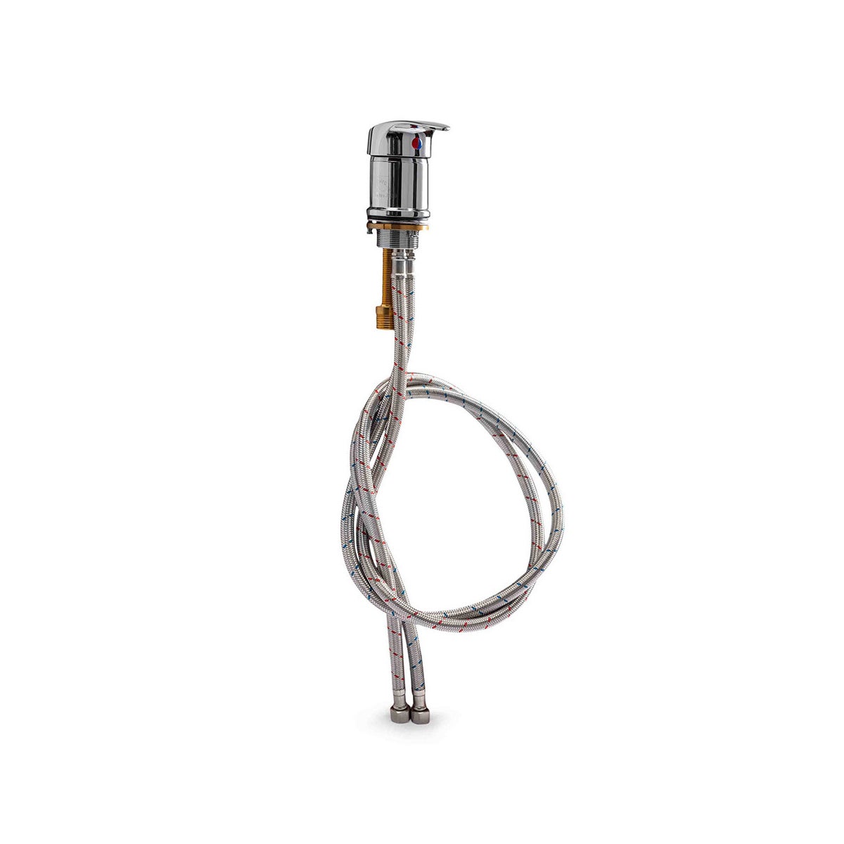 CHROME FAUCET WITH BACKFLOW PREVENTER CUPC