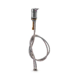 CHROME FAUCET WITH BACKFLOW PREVENTER CUPC