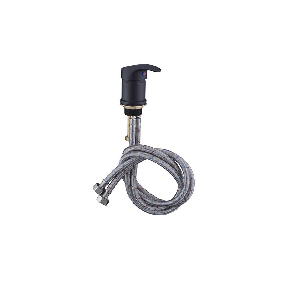 BLACK FAUCET WITH BACKFLOW PREVENTER CUPC