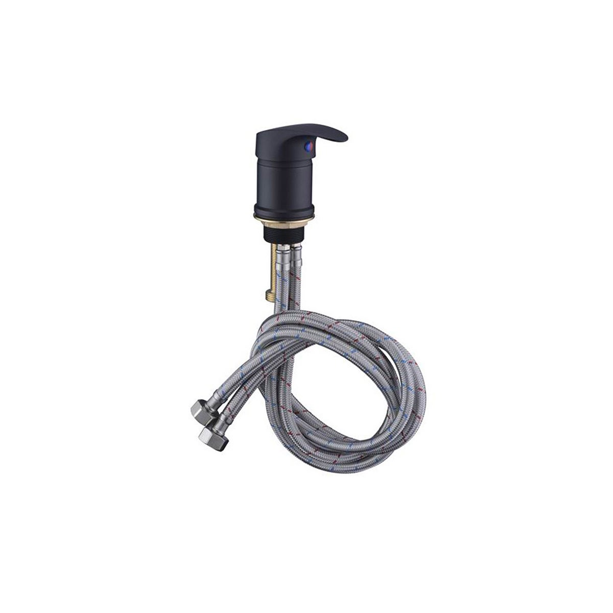 BLACK FAUCET WITH BACKFLOW PREVENTER CUPC