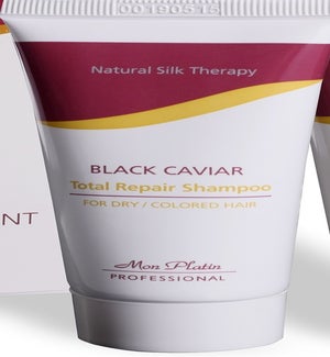 MP Dry Coloured 100ml Black Caviar Total Repair Shampoo DIRECT SHIP