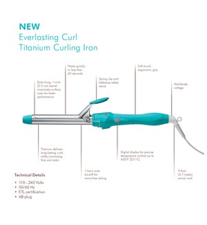 @ Moroccanoil Everlasting Curl Titanium Curling Iron CR6