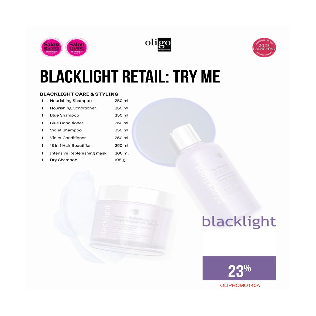 OLIGO BLACKLIGHT  RETAIL Try Me 2025 INTRODUCTORY KIT