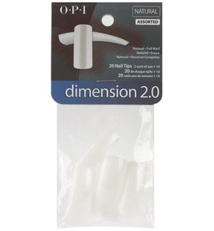 Size 7 Dimension 2.0 Nat Tip 20pk