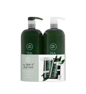 LITRE DUO Tea Tree Shampoo + Hair & Body Moist PM JA2022 NTS FTMF22