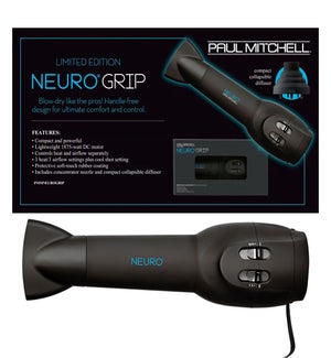 NEURO Grip No Handle Dryer +Prime Heat Control Blowout Primer NDGNAS