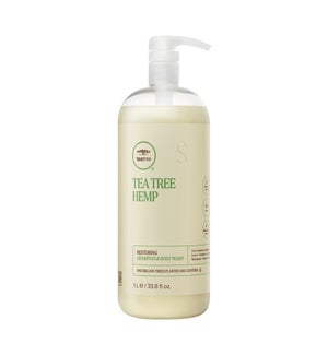 Litre Tea Tree Hemp Restoring Shampoo & Body Wash PM - RESTAGE