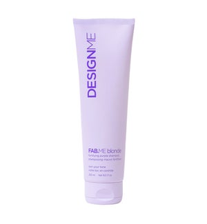 DESIGNME 250ml FAB ME Blonde Fortifying Purple Shampoo CR36