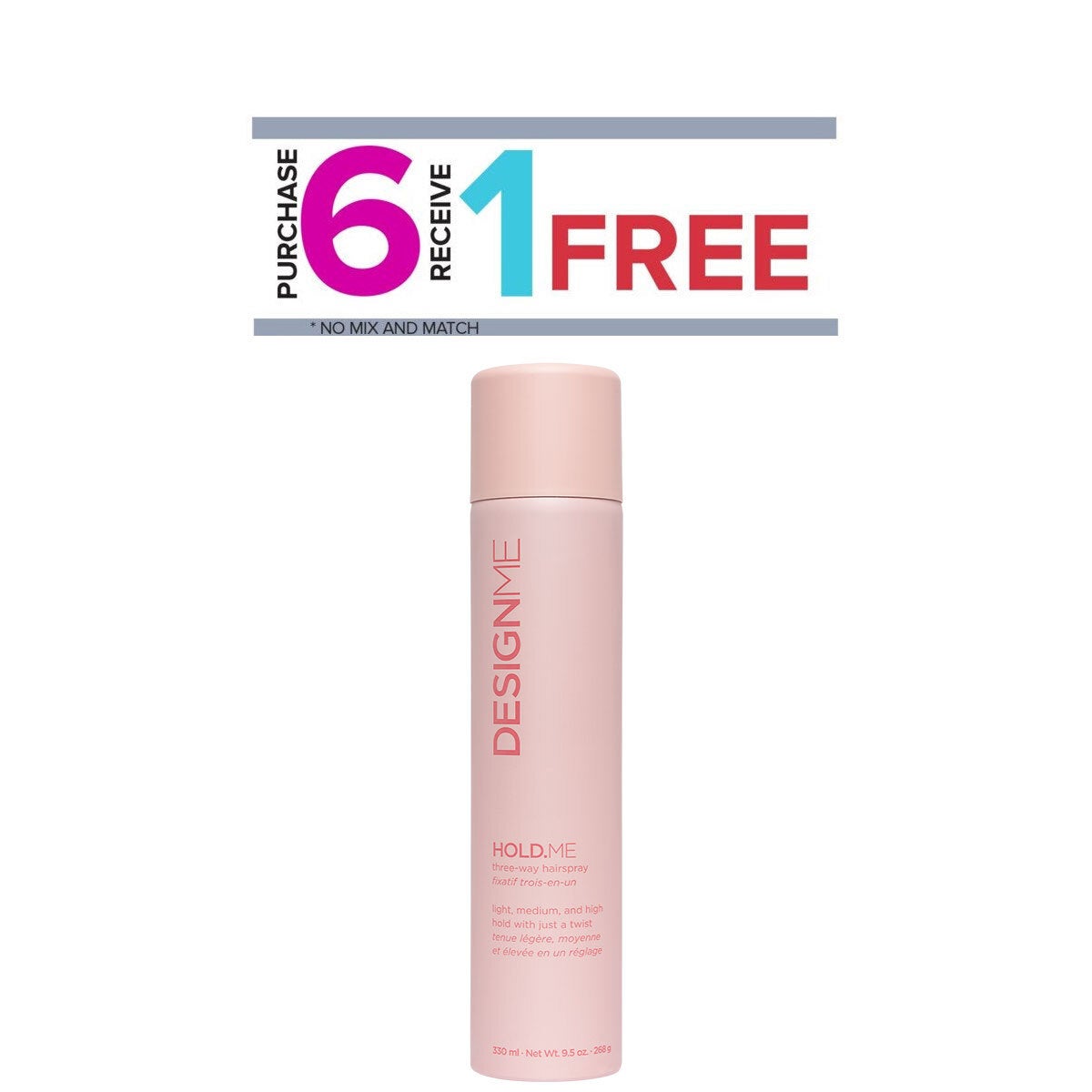 Design Me Hold.Me Three Way Hairspray 9.5 oz