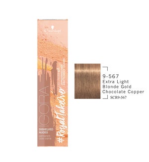 *SBF 9-567 Extra Light Blonde Gold Chocolate Copper RTO Igora Royal
