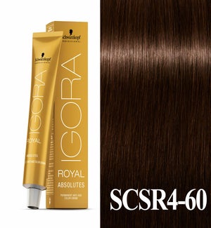 4-60 Dark Brown Chocolate Natural Absolute Igora Royal