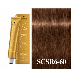 6-60 Light Brown Chocoloate Natural Absolute Igora Royal