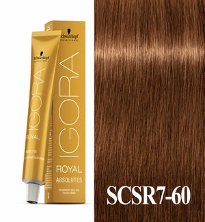 7-60 Dark Blonde Chocolate Natural Absolute Igora Royal