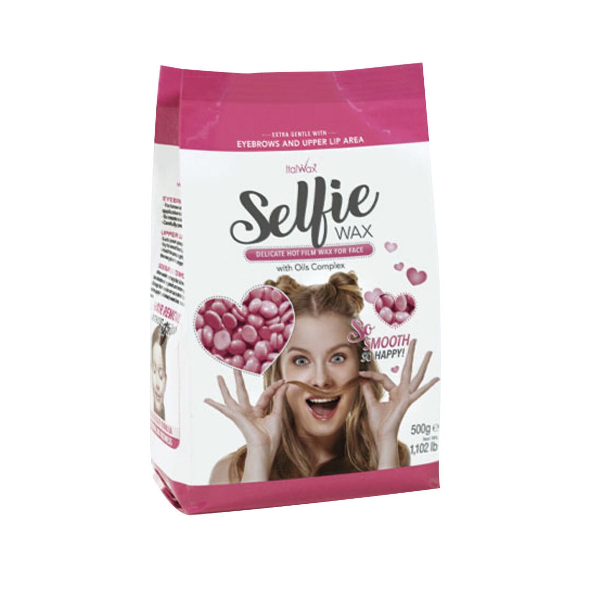*IW Hard Synthetic 500g SELFI Face Hot Film Wax Unscented