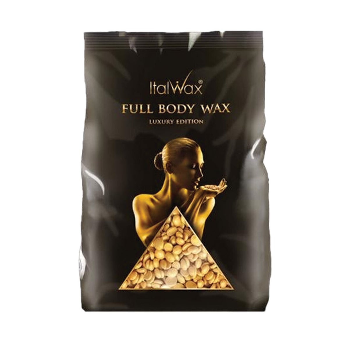 *IW Hard Synthetic 1kg LUXURY Gold Full Body Hard Wax Unscented