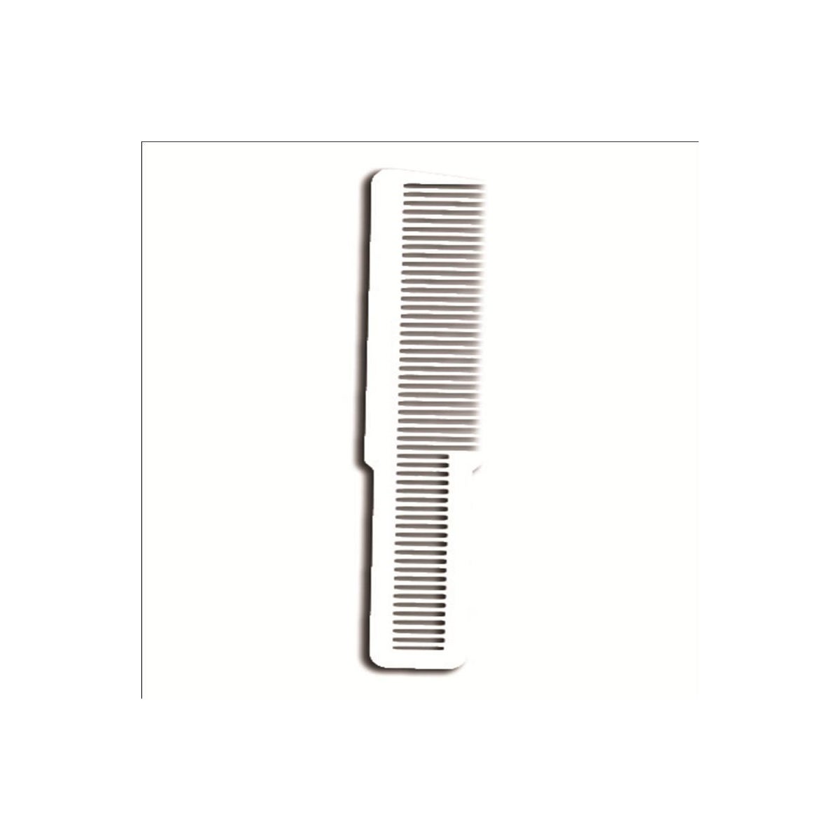White Large Clipper Cut Comb in White MF