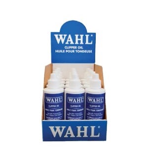 WAHL Clipper Oil 12 Pack in Display Tray (118.3ml x 12)