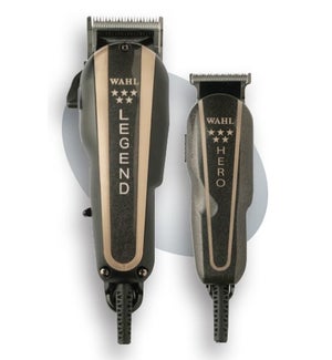 @ WAHL 5 Star Barber Combo (Legend Clipper/8 guides & Hero Trimmer/3 guides)