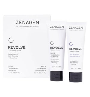 ZENAGEN 75ml Men's Revolve Duo Shampoo and Conditioner 2.5oz