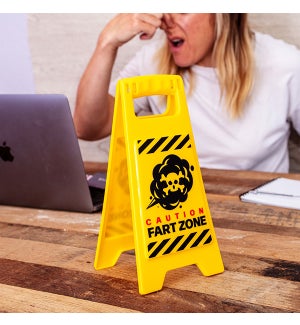 Desk Warning Sign - Fart Zone
