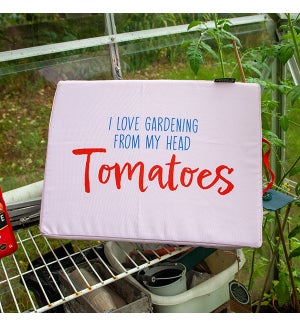 Gardening Knee Pillow - Head Tomatoes