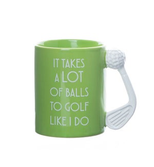 Golf Mug - Takes A Lot Of Balls
