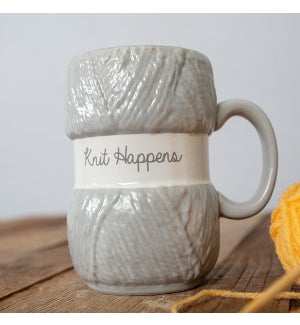 Knitting Mug - Knit Happens