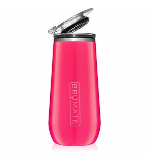 Flute Insulated 12oz Champagne Flute - Neon Pink