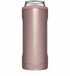 Hopsulator Slim 12oz - Glitter Rose Gold
