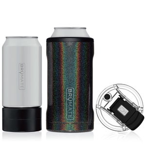 Hopsulator TRiO, 3-in-1 can-cooler - Glitter Charcoal