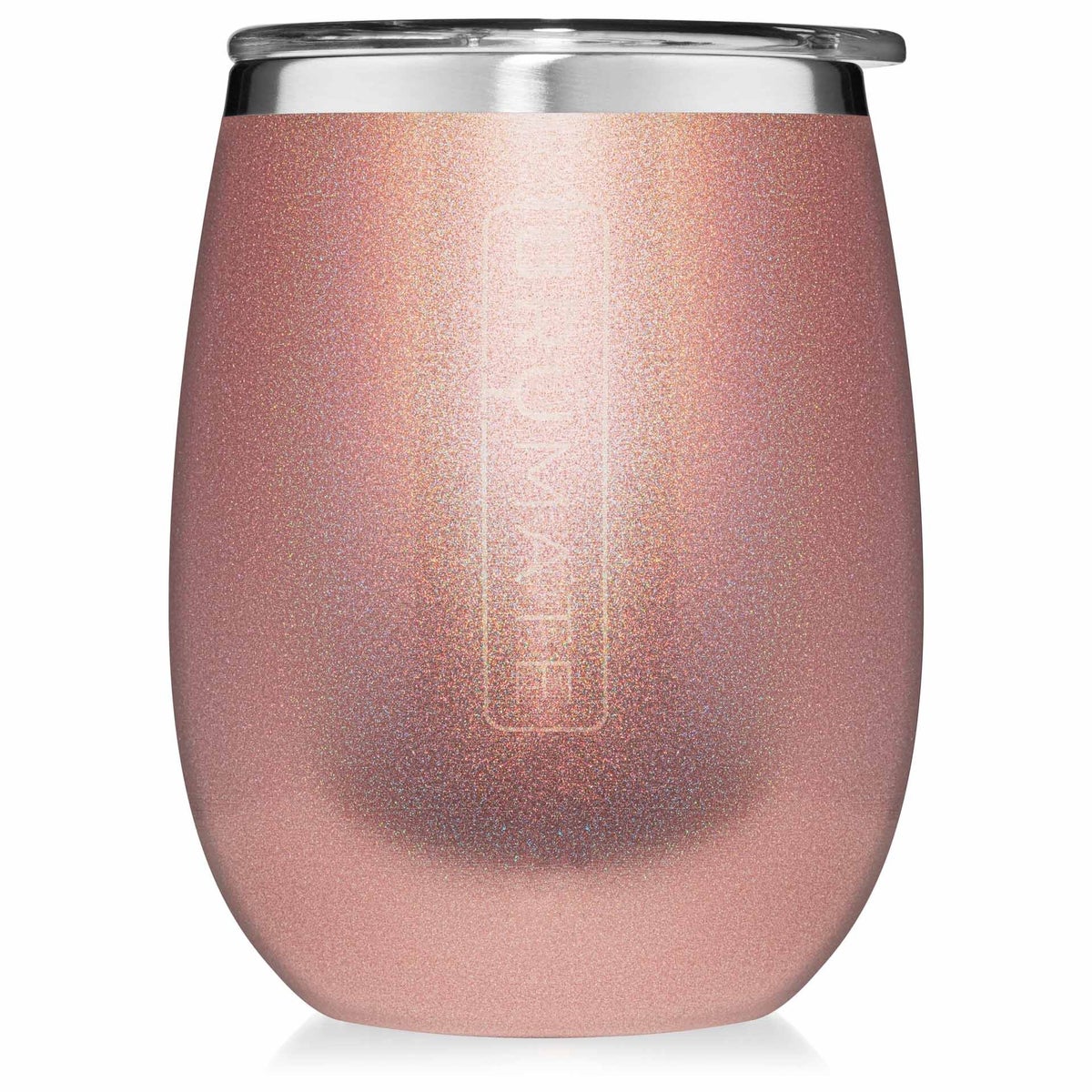 Uncork'd XL 14oz Wine Tumbler - Glitter Rose Gold