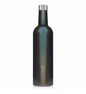 Winesulator Insulated Wine Canteen 25oz - Glitter Charcoal