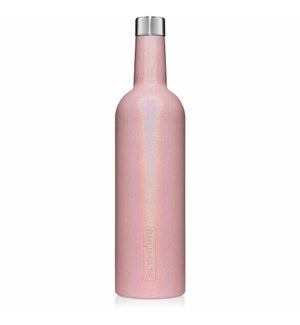 Winesulator Insulated Wine Canteen 25oz - Glitter Blush