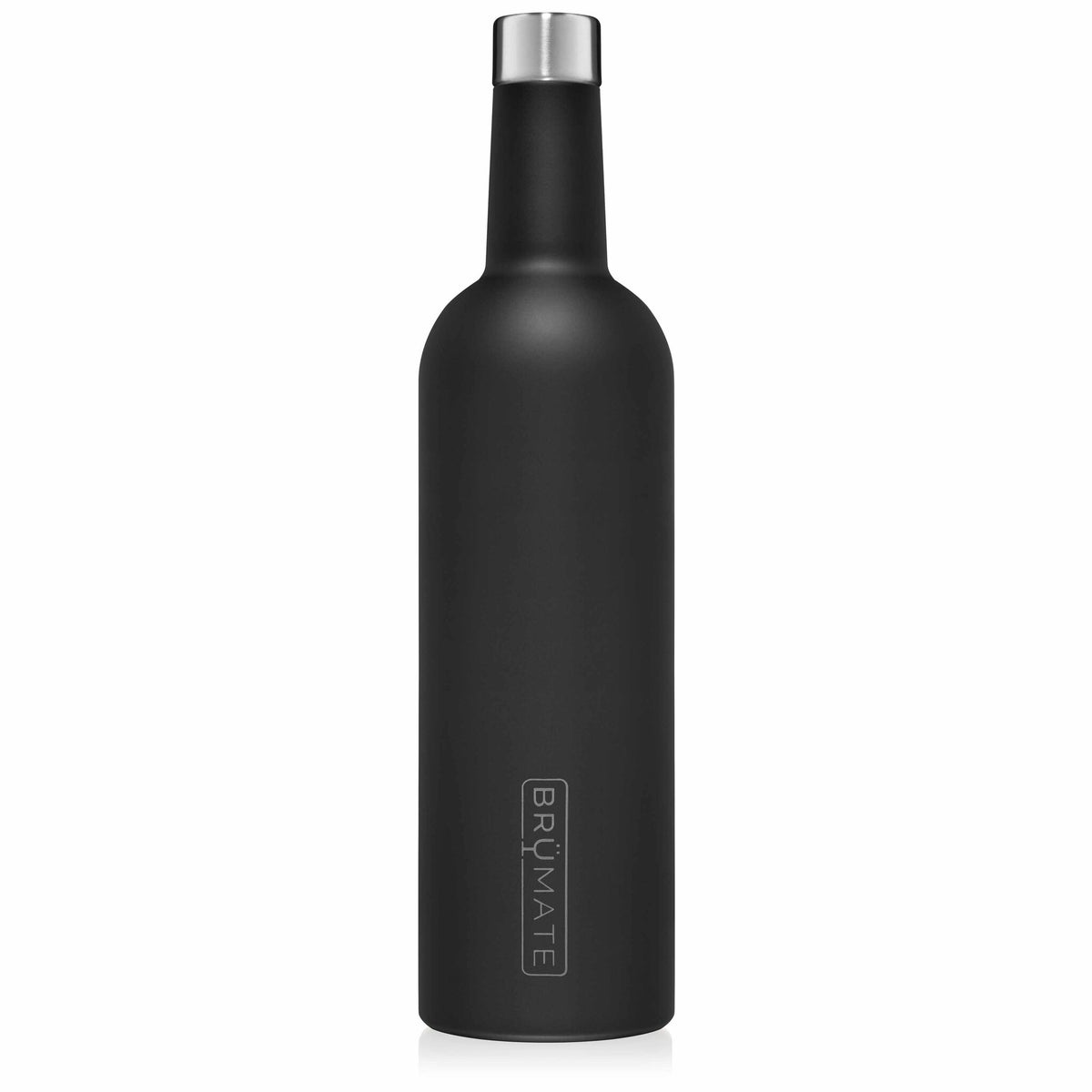 Winesulator Insulated Wine Canteen 25oz - Matte Black