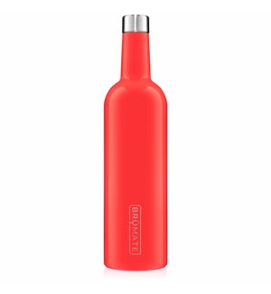 Winesulator Insulated Wine Canteen 25oz - Coral