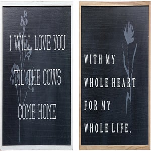 Black and White - Word Blocks and Large Wall Signs